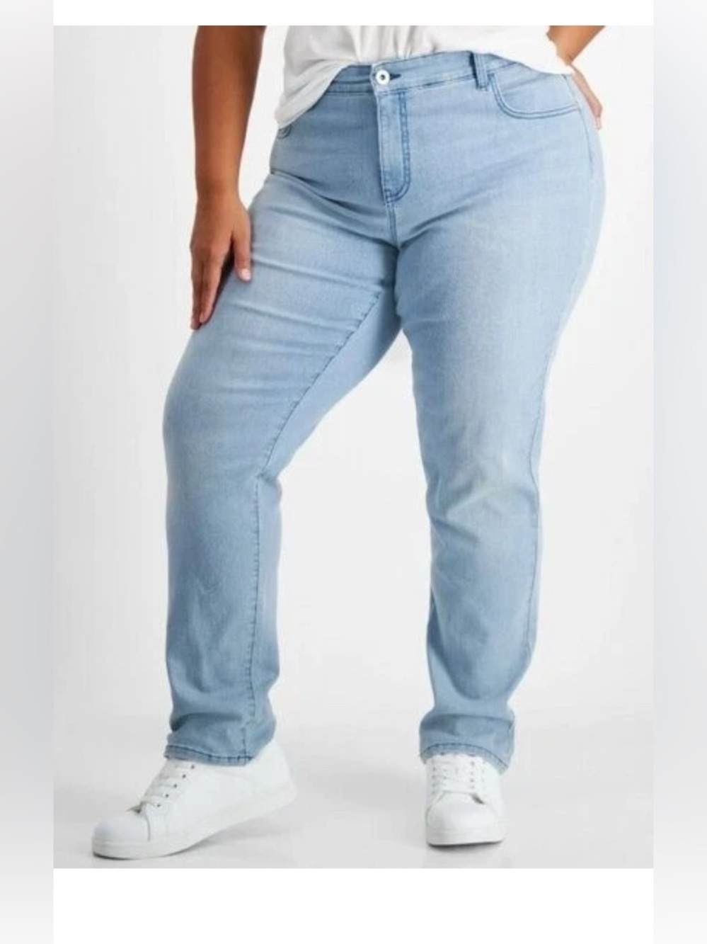 StyleWriter & Co Blue Jeans‎ Plus 24W Slim Leg Midrise New